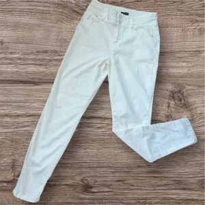 Women's High Waist Skinny White Jeans